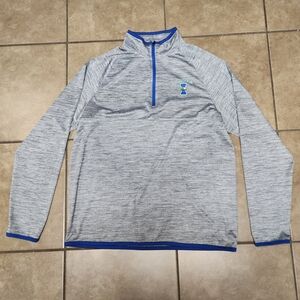 Colosseum Men's Texas A&M -Corpus Christi Islanders Gray 1/4 Zip Pullover